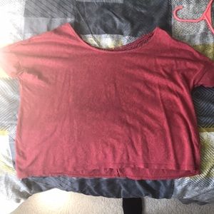 Red crop top!